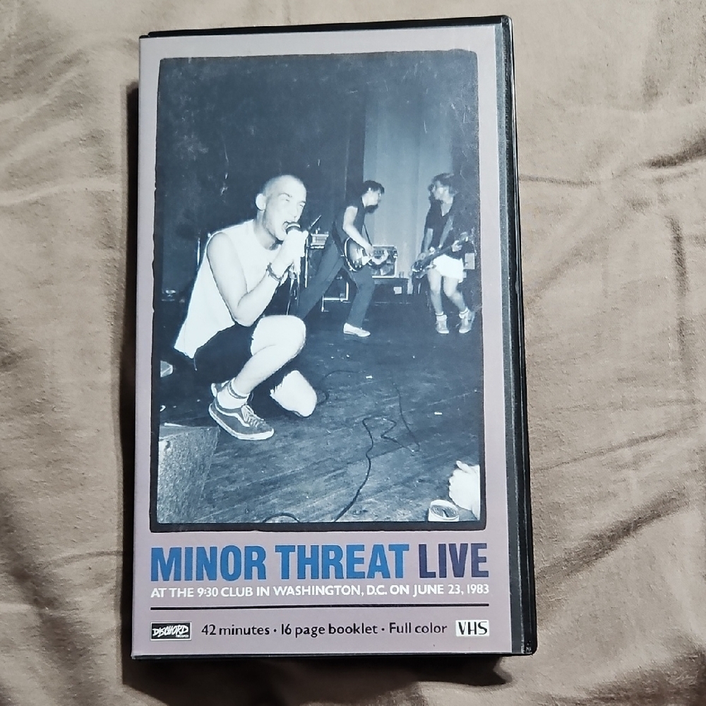 Minor Threat Live VHS Tape